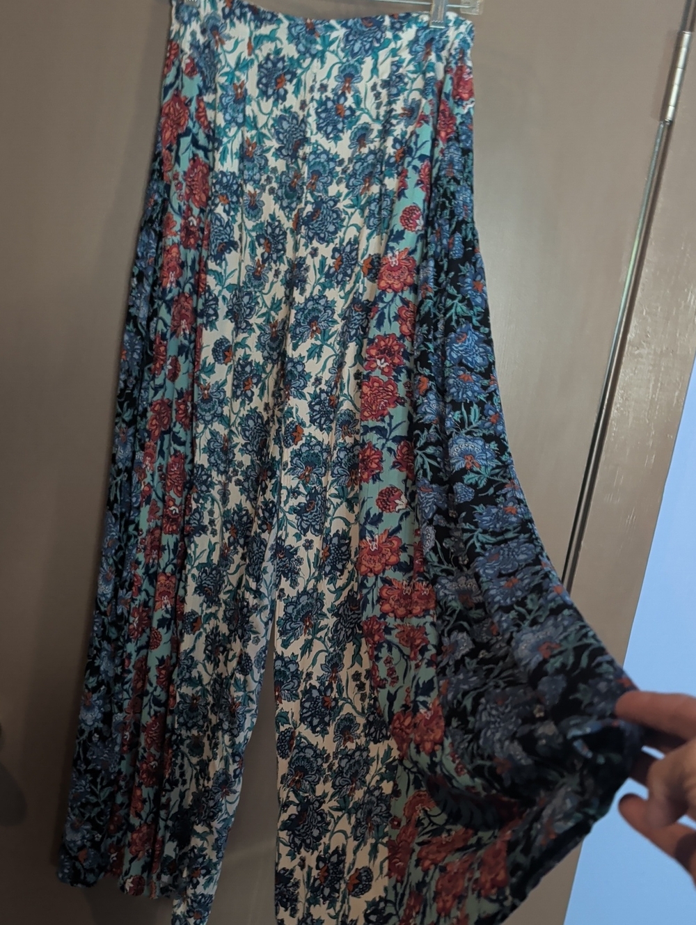 Angie Floral Wide-Leg Palazzo Pants